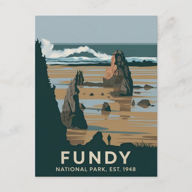 Fundy National Park Canada  Postcard (Front)
