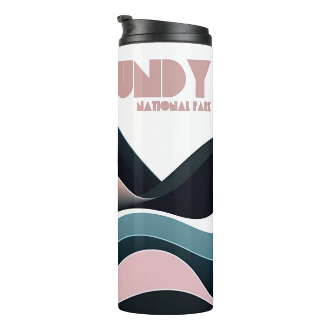 Fundy National Park Coloured Hills Thermal Tumbler (Rotated Right)