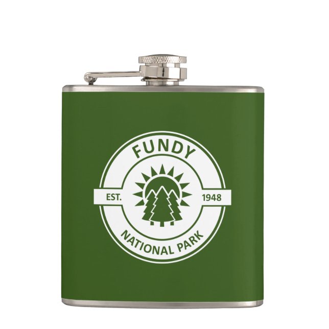 Fundy National Park Hip Flask (Front)