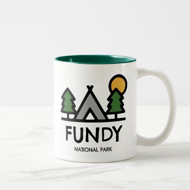 Fundy National Park Two-Tone Coffee Mug (Right)
