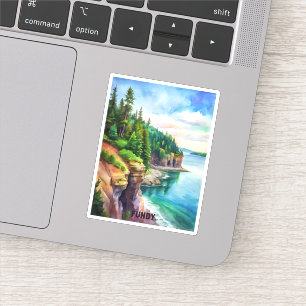 Fundy National Park Watercolor Painting