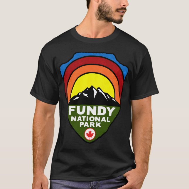 Fundy  New Brunswick Canada � Spirit of Adventure T-Shirt (Front)
