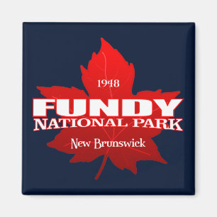 Fundy NP (maple leaf) Magnet