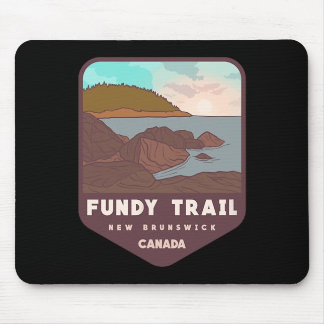 Fundy Trail - Canada  Mouse Mat (Front)