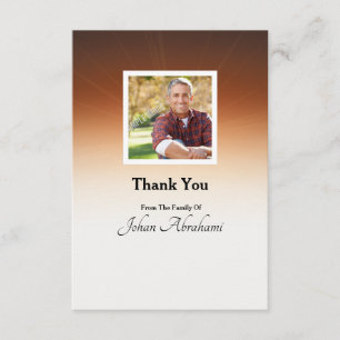 Funera Thank You Card