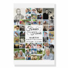 Funeral 42 Photo Collage FOREVER IN OUR HEARTS