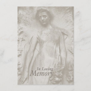Funeral Announcement In loving Memory Tomstone