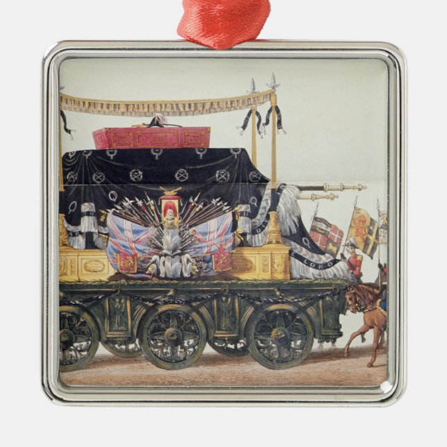 Funeral Car of the Duke of Wellington, 1853 Metal Tree Decoration (Front)