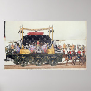 Funeral Car of the Duke of Wellington, 1853 Poster