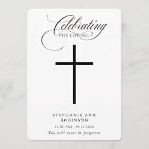 Funeral Celebration of Life Order of Service Programme