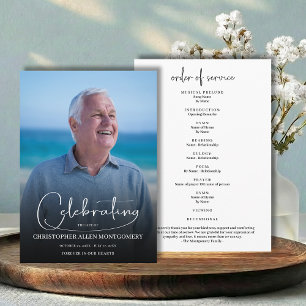 Funeral Celebration of Life Photo Programme