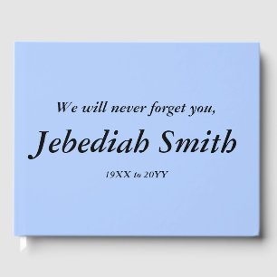 Funeral Condolences Guestbook