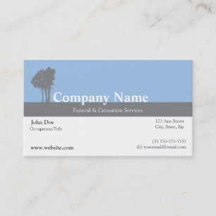 Funeral Director Business Card
