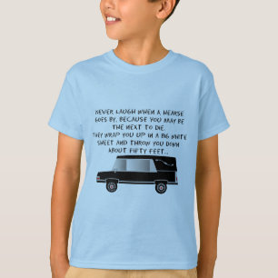 Funeral Director/Mortician Funny Hearse Design T-Shirt