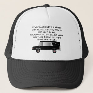 Funeral Director/Mortician Funny Hearse Design Trucker Hat