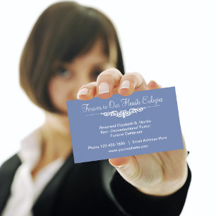 Funeral Eulogies Business Card