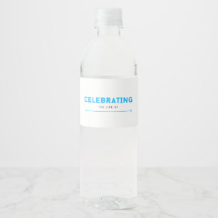 Funeral Favours Bottle Labels