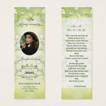 Funeral Floral Bookmark Template<br><div class="desc">Funeral Floral Bookmark Template</div>