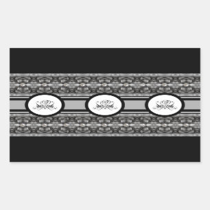 Funeral Flower Rectangular Sticker