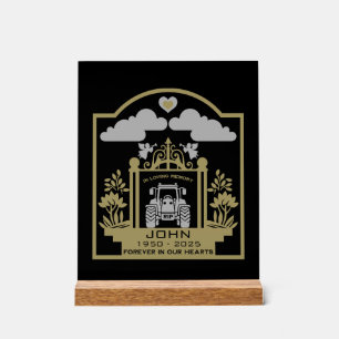 Funeral For A Farmer Acrylic Sign