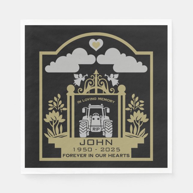 Funeral For A Farmer Napkin (Front)