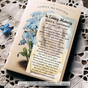 Funeral Gods Garden Poem Photo Personalised