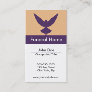 Funeral Home Business Card