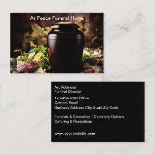 Funeral Home Cremation Business Cards