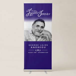 Funeral in our hearts forever photo banner