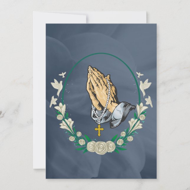 Funeral Invitation  (Front)