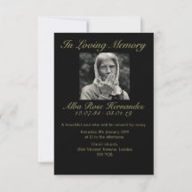 Funeral Invitation
