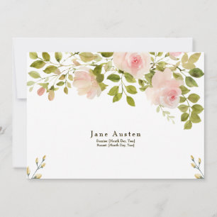 Funeral Invitation 