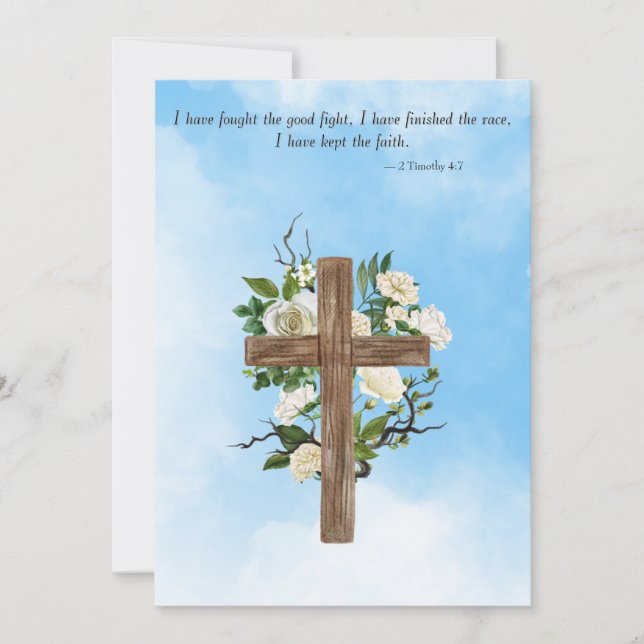 Funeral Invitation  (Front)