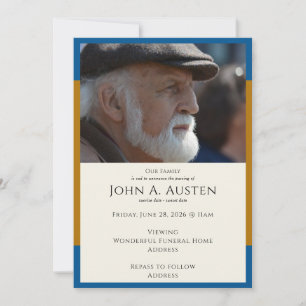 Funeral Invitation Card – Celebration of Life