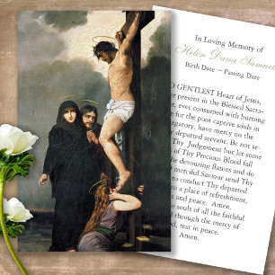 Funeral Loss Jesus Cross Prayer Sympathy Cards
