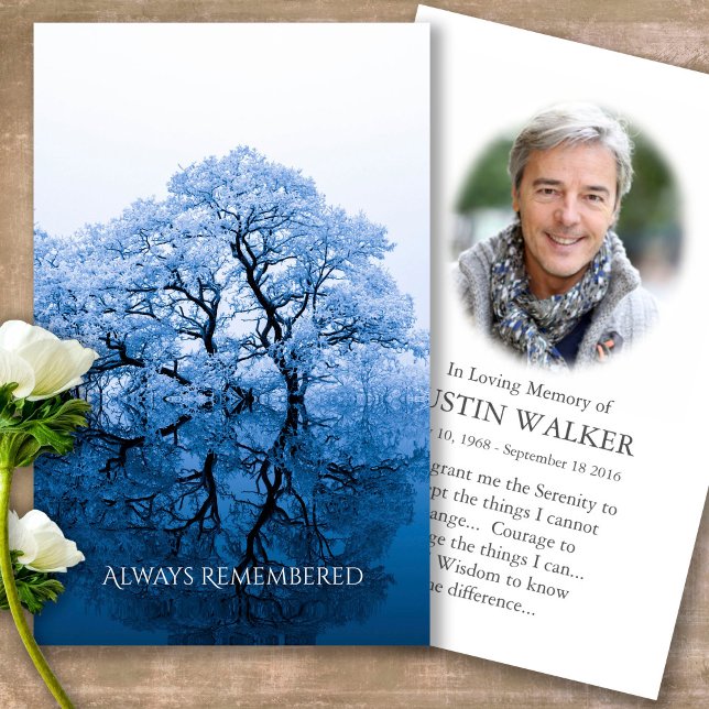 Funeral Loss Reflection Prayer Sympathy Cards (Forever in our hearts, celebration of life, in loving memory of, prayer cards for bereavement)