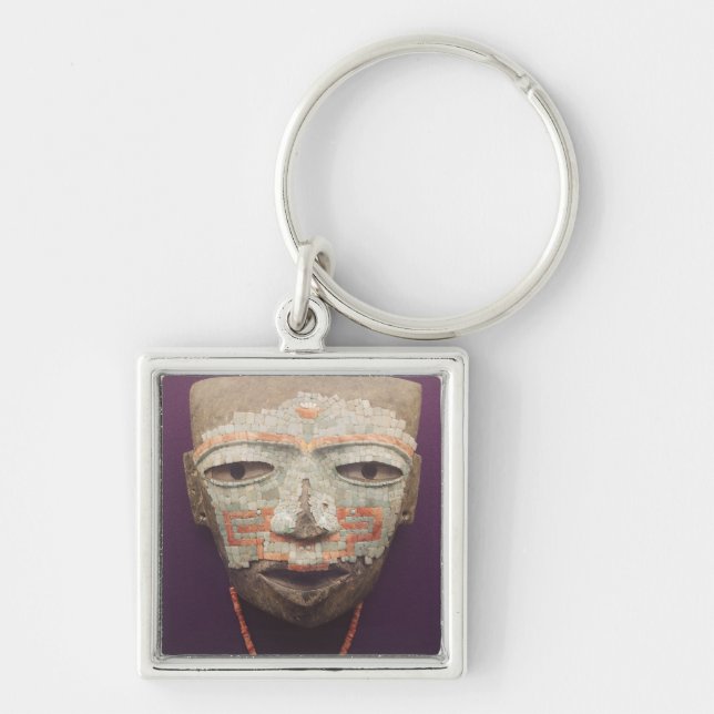 Funeral mask from Teotihuacan Key Ring (Front)