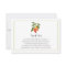 Funeral Memorial Chili Pepper Thank You Note Card