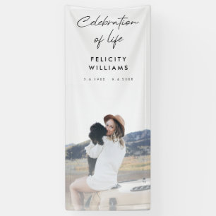 Funeral Memorial   Informal Celebration of Life Banner