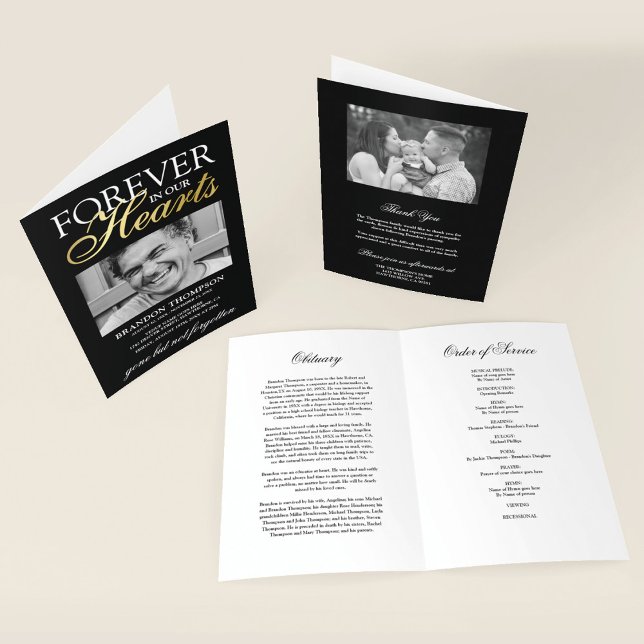 Funeral Memorial Order of Service Program Programme (Creator Uploaded)