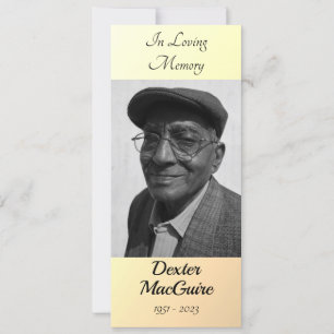 Funeral Memorial Prayer Card Eternally Yours