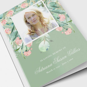 Funeral Memorial Sympathy Celebration of Life Card