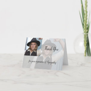 Funeral Memorial Thank You Card