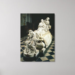 Funeral monument to Armand-Jean du Plessis, Cardin Canvas Print