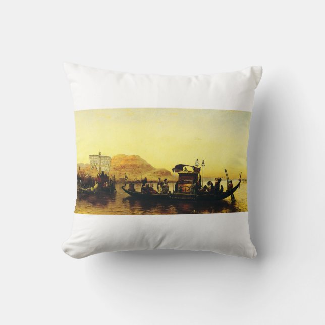 Funeral of a Mummy on the Nile by Frederick Arthur Cushion (Front)