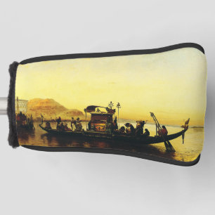 Funeral of a Mummy on the Nile by Frederick Arthur Golf Head Cover