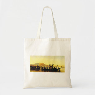 Funeral of a Mummy on the Nile by Frederick Arthur Tote Bag