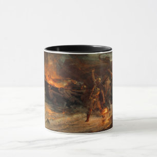 Funeral of a Viking (by Frank Dicksee) Mug