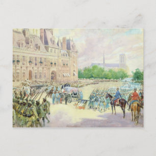 Funeral of General Joseph Gallieni 1916 Postcard