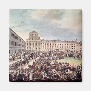 Funeral of Ludwig van Beethoven in Vienna Magnet
